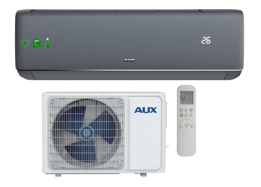 Wall air conditioner AUX Q-SMART PREMIUM GRAY AUX-09QB 2.7kW