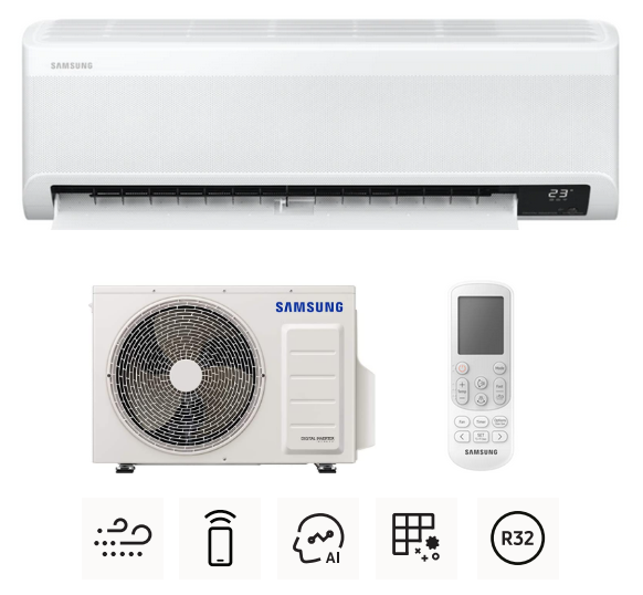 Wall air conditioner SAMSUNG Wind-Free Avant 2,5kW
