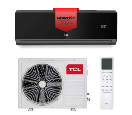 TCL Elite XA82I Schwarze 5,1-kW-Wandklimaanlage