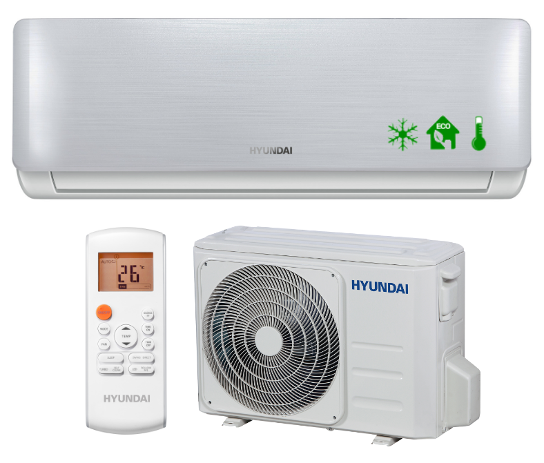 Wall Air Conditioner Hyundai ELITE SILVER 2,6 kW