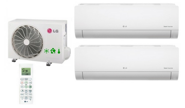 MULTI-Systems  LG 4.1kW + Standard Plus 2x 2.1kW
