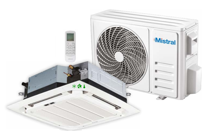 Cassette air conditioner Mistral 7,0 kW MIS-24CHRH/DV