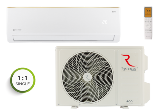 ROTENSO Roni 2.6kW wall air conditioner