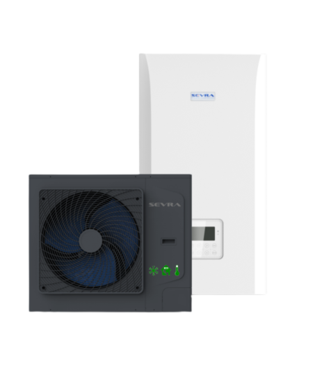SEVRA split ECOs HEAT heat pump, ONYX series 12,2kW, 3-phase