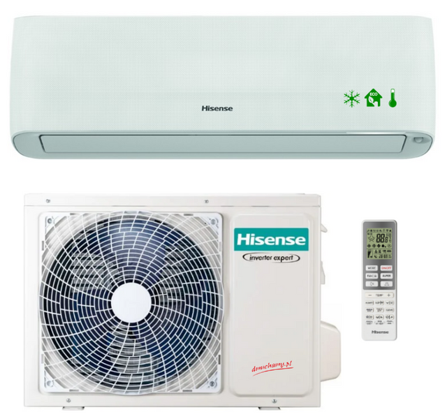 Wall air conditioner HISENSE Energy Nordic 3.5 kW - new!
