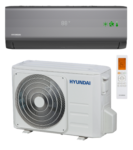 Wall air conditioner HYUNDAI Carbon Gray 7.0kW
