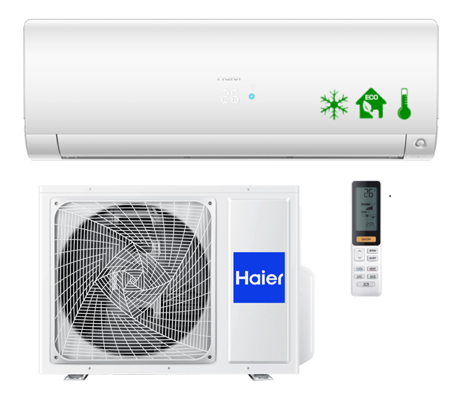 Wall air conditioner Haier FLEXIS Plus Matt White 2.6 kW
