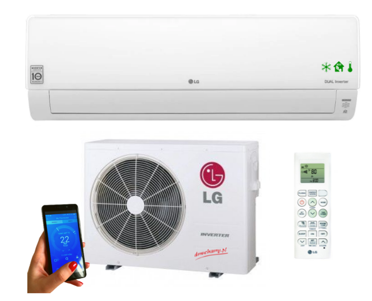 Wall air conditioner LG Deluxe 6,6 kW DC24RH