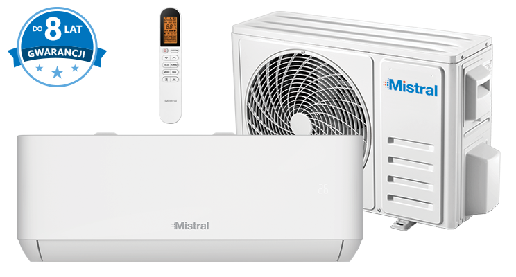 Wall air conditioner MISTRAL TP11 2023 3.4kW New!