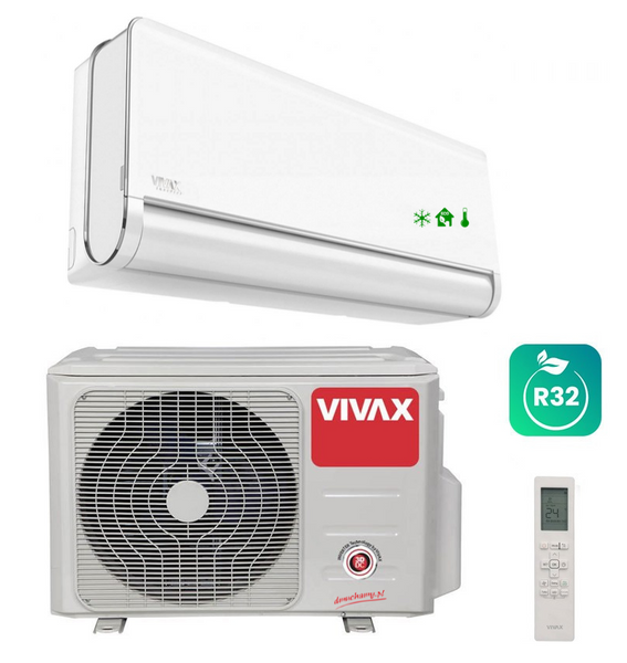 Wall air conditioner Vivax H+ Design 3.5kW ACP-12CH35AEHI+ R32