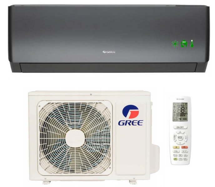 GREE Pular Pro Dark 2.7kW wandmontiertes Klimagerät Neu 2024