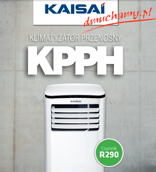 Klimatyzator przenośny KAISAI KPPH-09HRN29 2,6kW