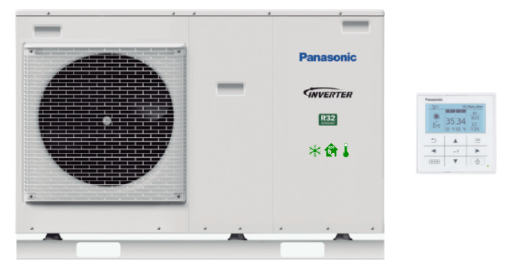 Panasonic Aquarea Wärmepumpe Monoblock WH-MDC05J3E5-SM 1F