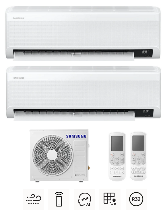 Zestaw multi SAMSUNG Wind-Free Avant 2,5kW + 3,5kW