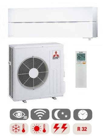 Wandklimaanlage  MITSUBISHI Natural White Diamond 6,1kW