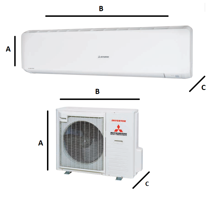 Air conditioner Mitsubishi Heavy Diamond 8,0 kW