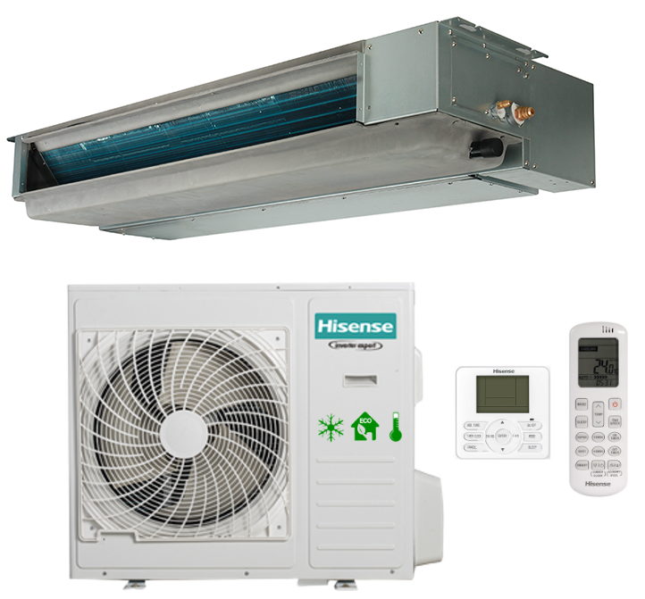 Duct air conditioner HISENSEADT35UX4RSBL4 3.5 kW R32