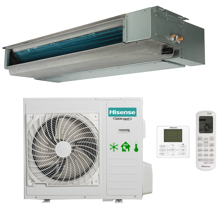 Kanalklimagerät HISENSEADT35UX4RSBL4 3,5 kW R32