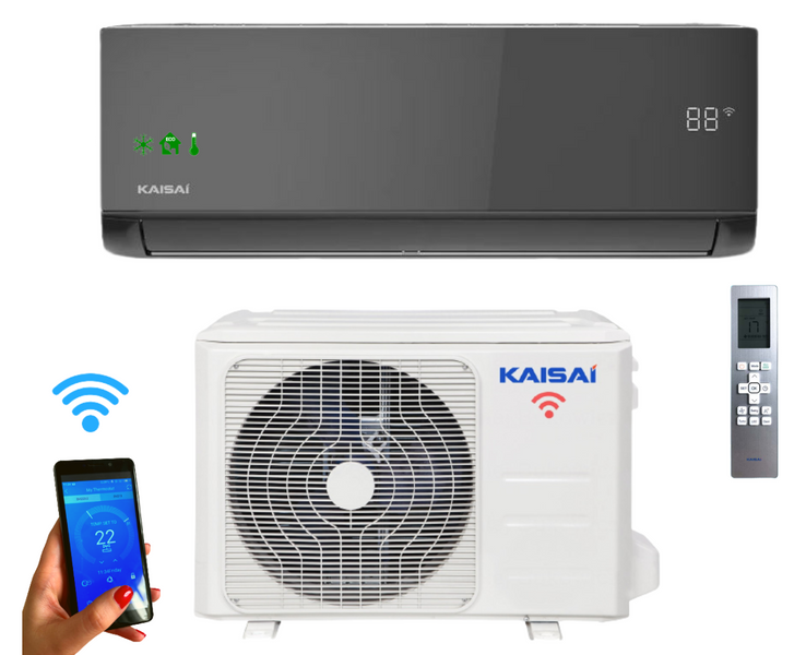 KAISAI Ice Black 3.5kW wall air conditioner