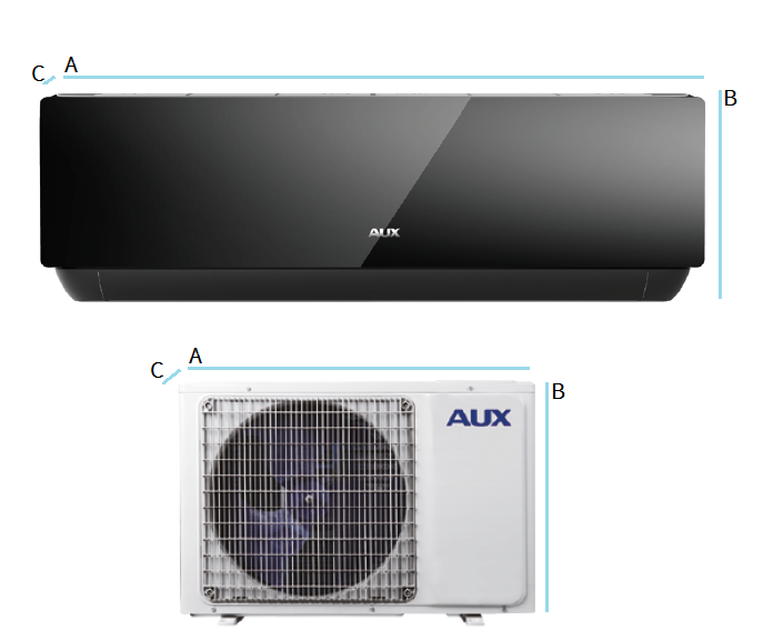 Multi-systems AUX J-SMART ART 2x 3,5 kW 2x35m2