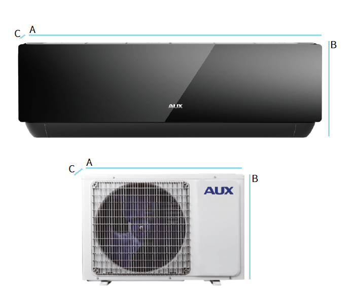 Multi-Systeme  AUX J-SMART ART 2,0 kW + 5,2 kW