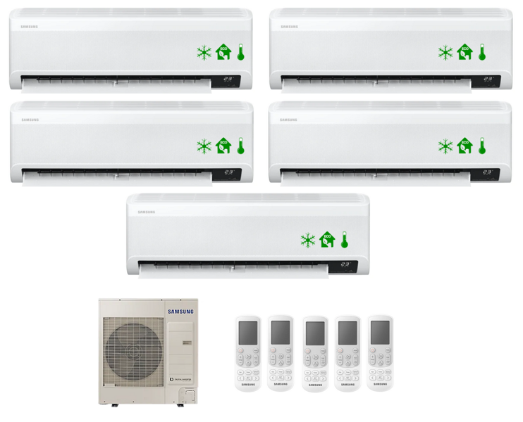 Multi-systems SAMSUNG Wind-Free Elite 5x 2,0kW