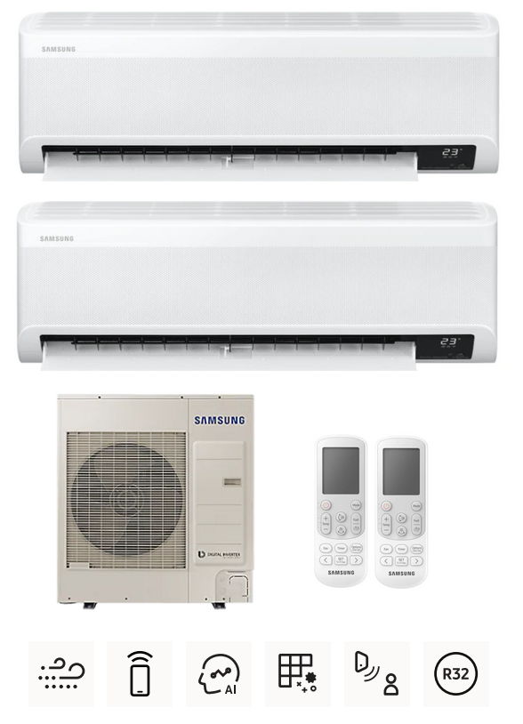 Multi-systems SAMSUNG Wind-Free Avant 2x 5,0kW