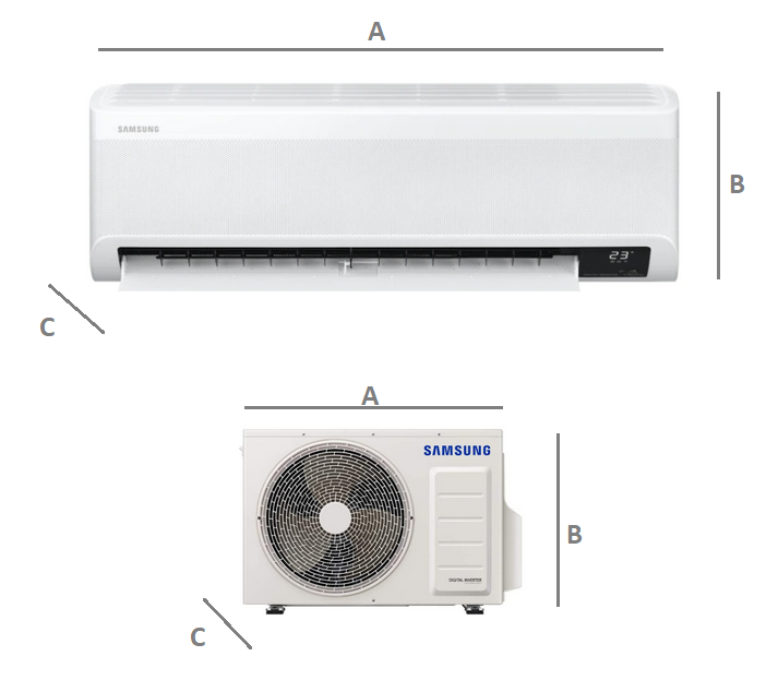 Zestaw multi SAMSUNG Wind-Free Elite 2x2,0kW