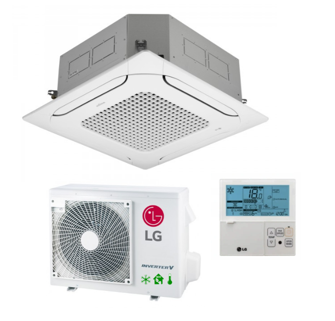 Cassette air conditioner LG H-INVERTER 3,4 kW R32