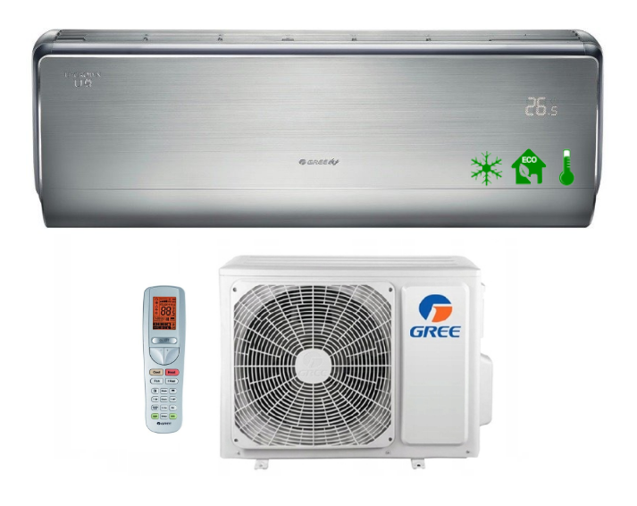 Wall air conditioner GREE U-CROWN SILVER 3,5kW R32