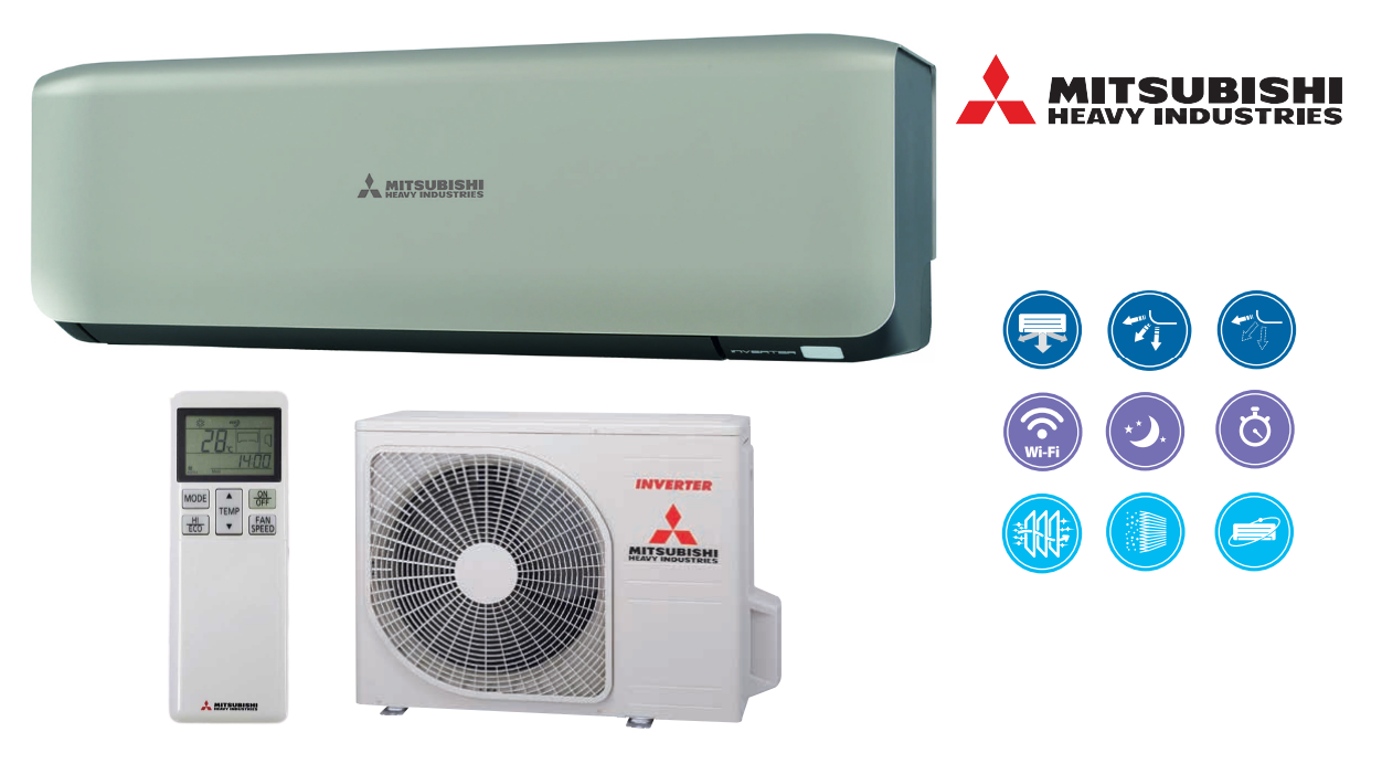 Wandklimaanlagen Mitsubishi Heavy Premium Design 2,0 kW