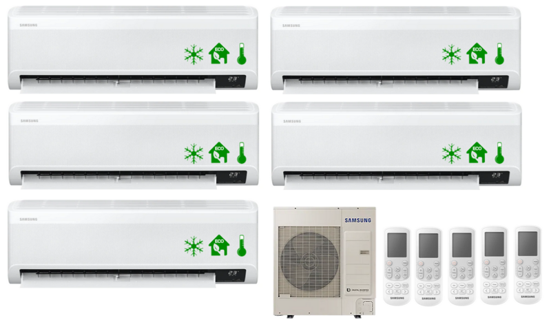 Multi-systems SAMSUNG Wind-Free Avant 5x 2,0kW