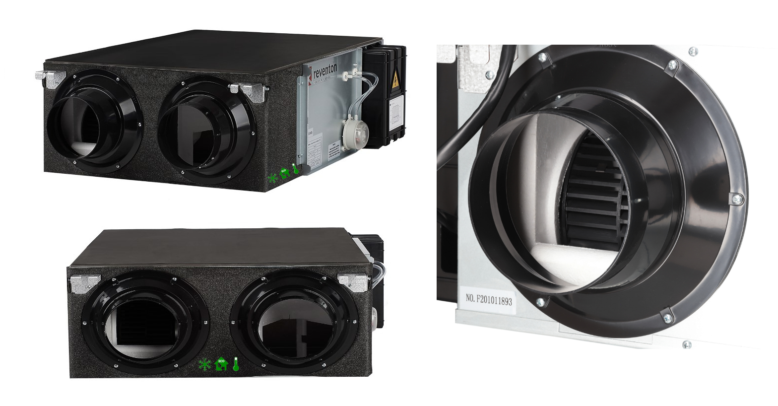 Reventon Rekuperator Serie INSPIRO 650 m³ / h