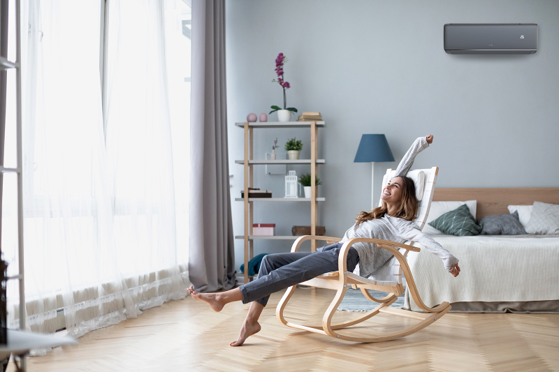 Wandklimagerät AUX Q-SMART PREMIUM GRAU AUX-12QB 3,5kW