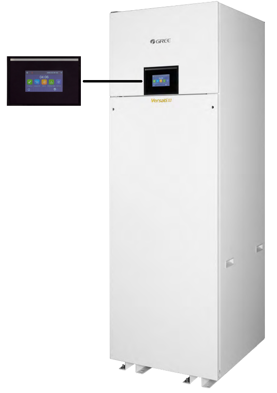 Heat pump GREE Versati Split All in One 8kW 3F New