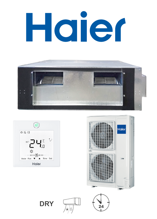 Haier Duct Duct Klimaanlage mit hohem Druck von 24 kW