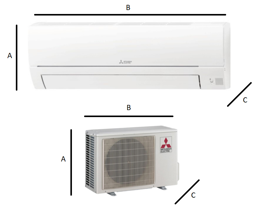 Wall air conditioner Mitsubishi MSZ-HR25VF 2,5kW