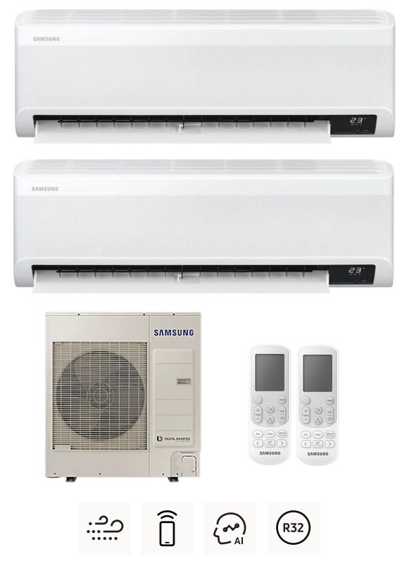 Multi-systems SAMSUNG Wind-Free Comfort 2x 5,0kW