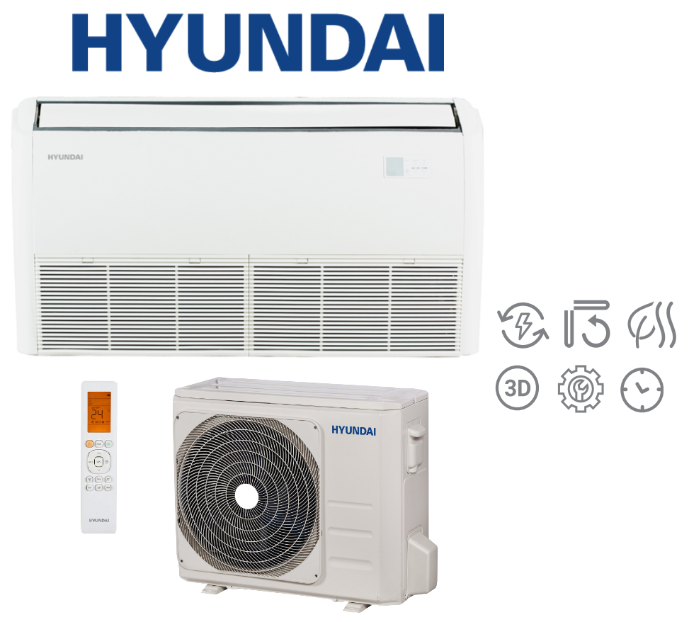 Air conditioner Floor and ceiling Hyundai 7,0 kW