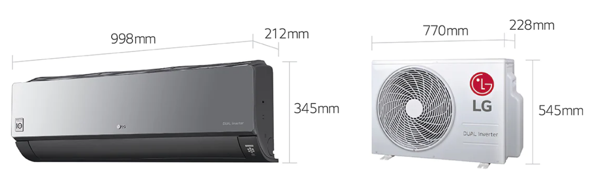 Wall air conditioner LG Artcool Mirror 5,0 kW AC18BH