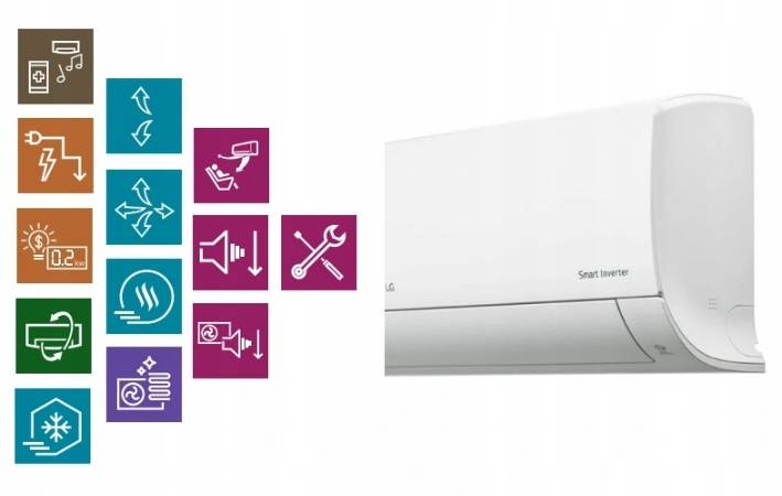 Wandklimaanlagen LG STANDARD 2 5,0 kW WI-FI