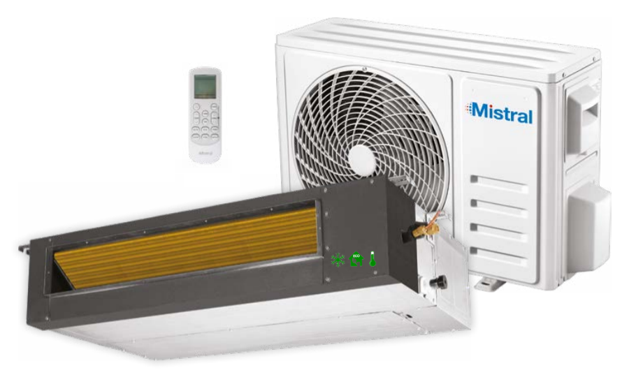 Kanalklimaanlage Mistral 10,5 kW MIS-36D2HRH/DV