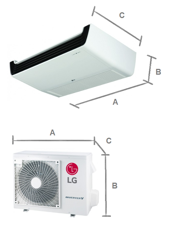 Deckenklimaanlage LG H-Inverter 5,0 kW