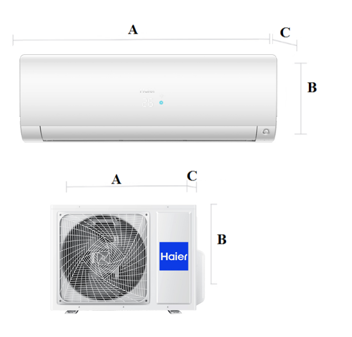 Wandklimagerät Haier FLEXIS Plus Mattweiß 7,0 kW