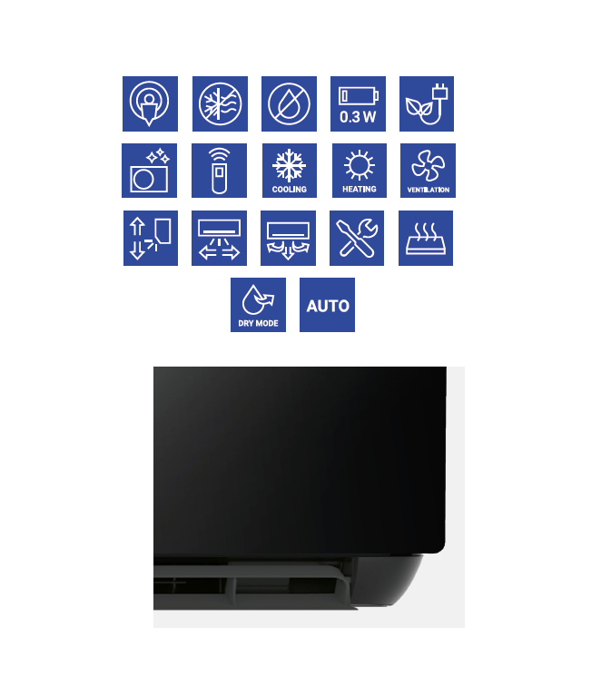Multi-Systeme  AUX J-SMART ART 2,0 kW + 5,2 kW
