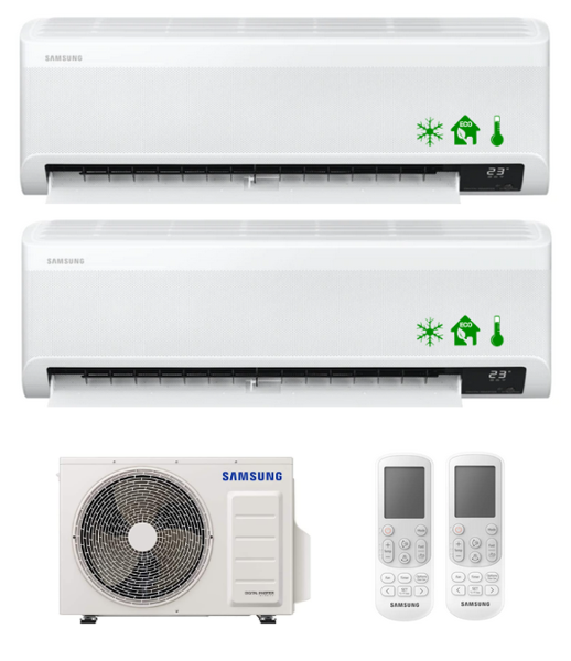 Multi-systems SAMSUNG Wind-Free Elite 2x2,0kW