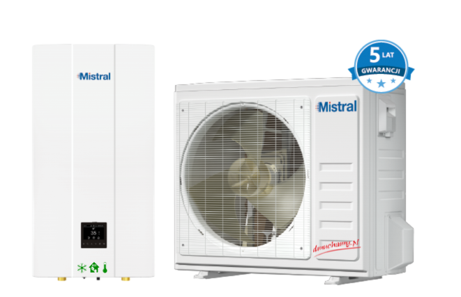 Mistral Split 8kW R32 Wärmepumpe