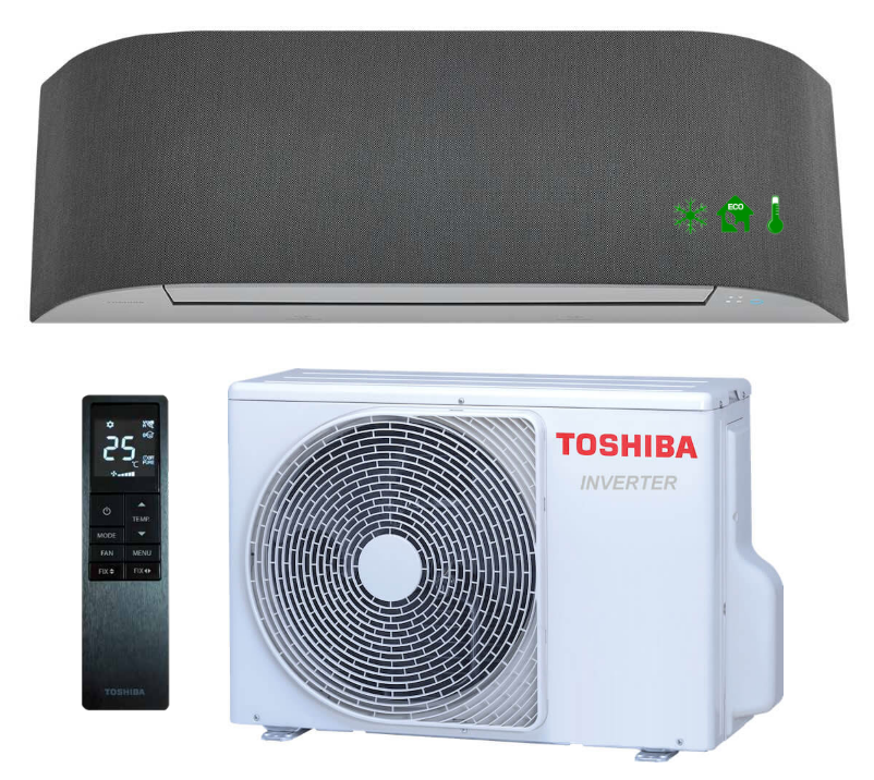 Wall mounted air conditioner Toshiba Haori 3,5kW R32