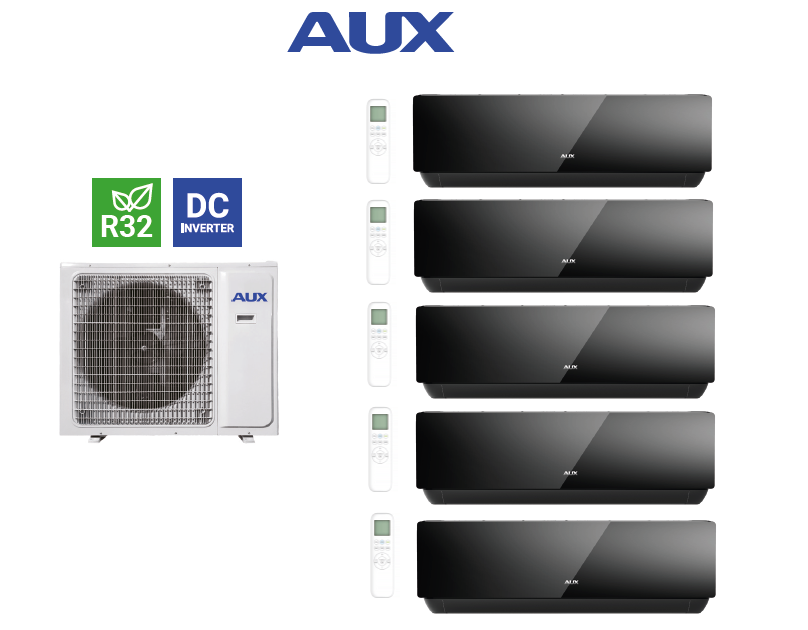 Multi-systems  AUX J-SMART ART 3x 2,0 kW + 2,5 kW + 5,2 kW