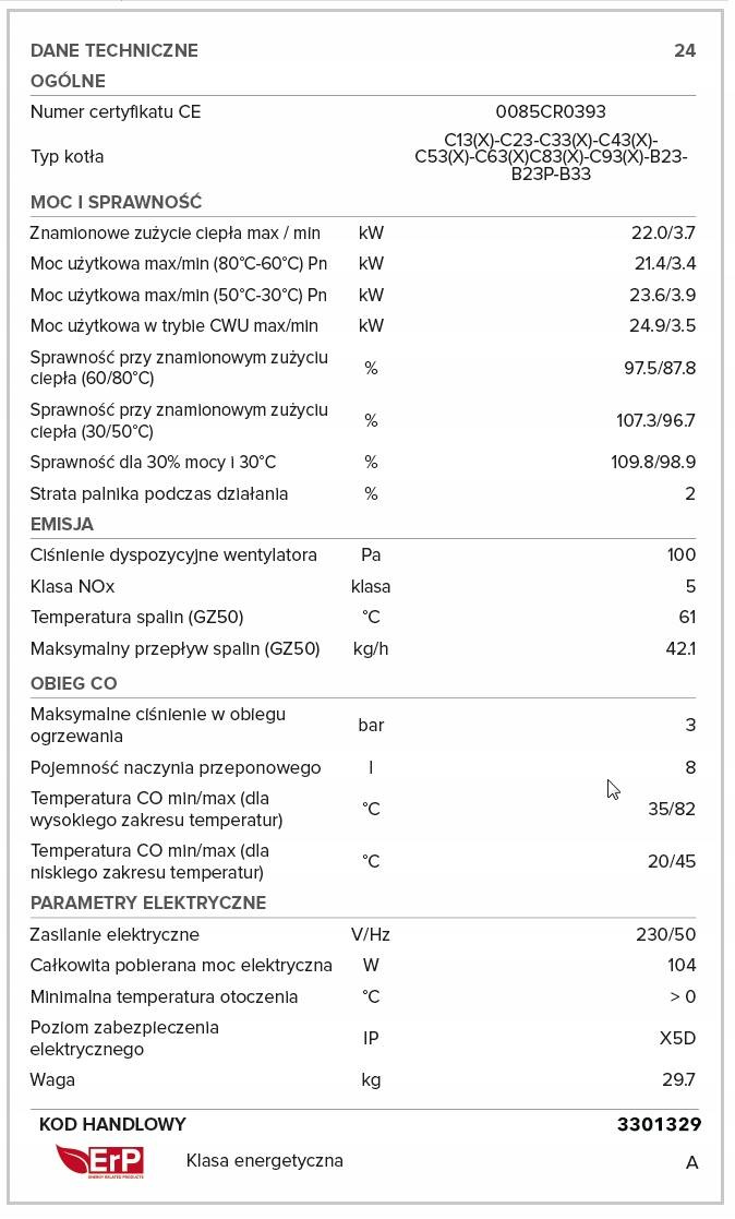 Kondensacyjny kocioł gazowy CLAS ONE SYSTEM NET